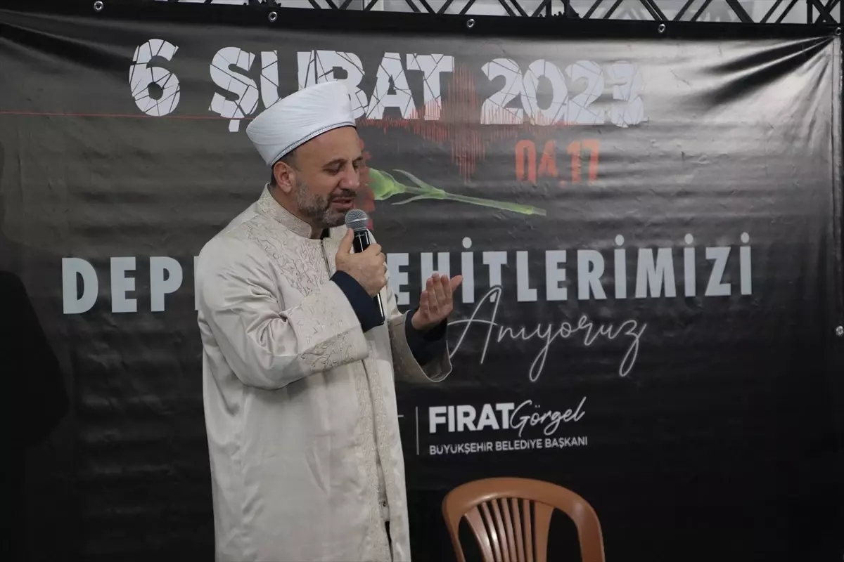 Kahramanmaraş’ta Deprem Anma Töreni