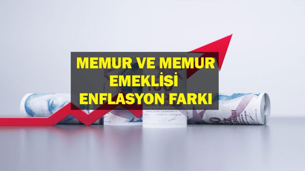 2025 MEMUR ENFLASYON FARKI: Memur ve Memur Emeklisi Maaşı Enflasyon Farkı Ne Kadar Oldu? Memur ve Memur Emeklisi Maaş Zammı Ne Kadar Olacak?